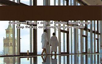 Hotel Keycard Inter-Continental Warsaw Poland Back