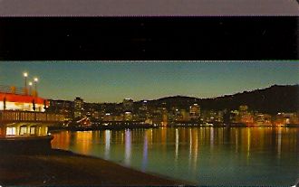 Hotel Keycard Inter-Continental Wellington New Zealand Back