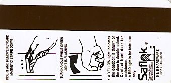 Hotel Keycard Inter-Continental  South Africa Back