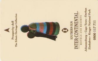 Hotel Keycard Inter-Continental  South Africa Front