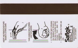 Hotel Keycard Inter-Continental  South Africa Back