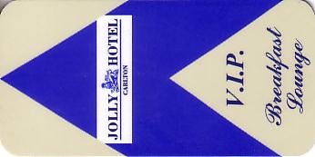 Hotel Keycard Jolly Hotels Generic Front