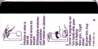 Hotel Keycard Jolly Hotels Amsterdam Netherlands Back