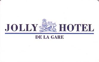 Hotel Keycard Jolly Hotels Bologna Italy Back