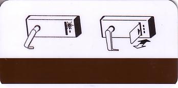 Hotel Keycard Jolly Hotels Milan Italy Back