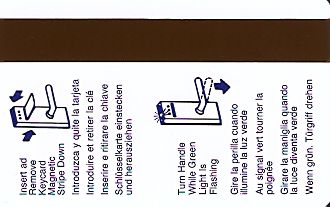 Hotel Keycard Jolly Hotels Madison Towers  Back