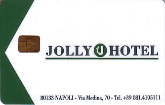 Hotel Keycard Jolly Hotels Naples Italy Front