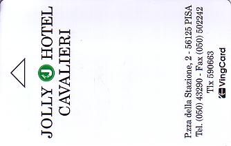 Hotel Keycard Jolly Hotels Pisa Italy Front