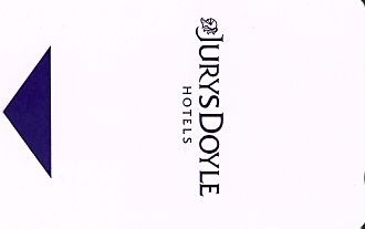 Hotel Keycard Jurys Doyle Generic Front