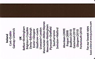Hotel Keycard Jurys Doyle Generic Back