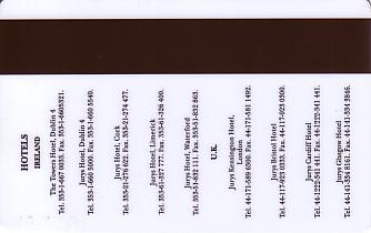 Hotel Keycard Jurys Doyle Generic Back