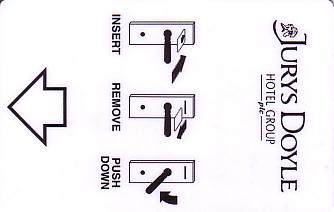 Hotel Keycard Jurys Doyle Generic Front