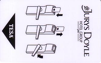 Hotel Keycard Jurys Doyle Generic Front