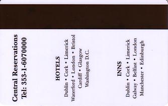 Hotel Keycard Jurys Doyle Generic Back