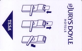Hotel Keycard Jurys Doyle Generic Front