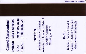 Hotel Keycard Jurys Doyle Generic Back