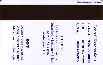 Hotel Keycard Jurys Doyle Generic Back