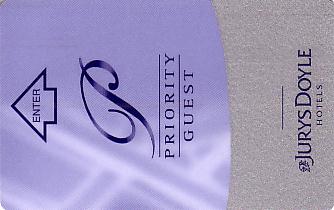 Hotel Keycard Jurys Doyle Generic Front