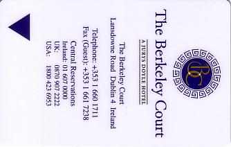 Hotel Keycard Jurys Doyle Dublin Ireland Front