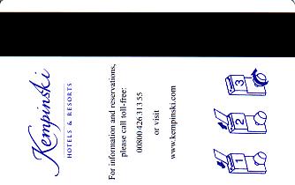Hotel Keycard Kempinski Generic Back
