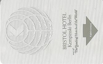 Hotel Keycard Kempinski Berlin Germany Front