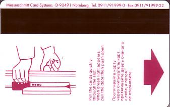 Hotel Keycard Kempinski Moscow Russian Federation Back