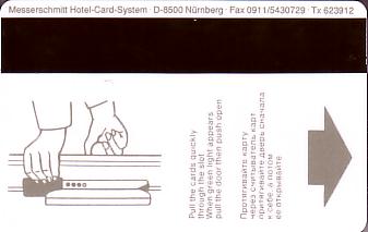 Hotel Keycard Kempinski Moscow Russian Federation Back