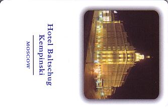 Hotel Keycard Kempinski Moscow Russian Federation Front