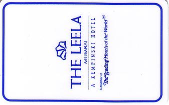 Hotel Keycard Kempinski Mumbai India Front