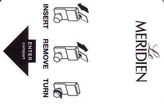 Hotel Keycard Le Meridien Generic Front