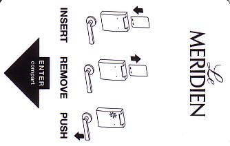 Hotel Keycard Le Meridien Generic Front
