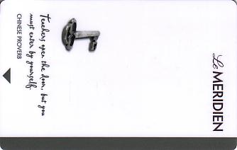 Hotel Keycard Le Meridien Generic Front