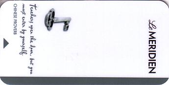 Hotel Keycard Le Meridien Generic Front