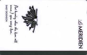 Hotel Keycard Le Meridien Generic Front