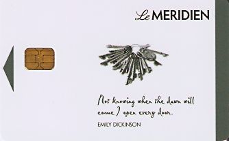 Hotel Keycard Le Meridien Generic Front