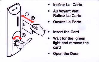 Hotel Keycard Le Meridien Generic Back