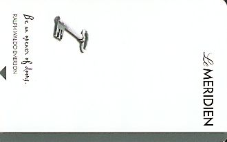 Hotel Keycard Le Meridien Generic Front