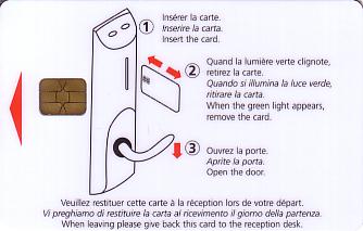 Hotel Keycard Le Meridien Beach Plaza Monaco Back