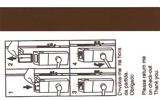 Hotel Keycard Le Meridien Lisbon Portugal Back