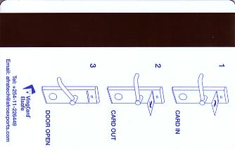Hotel Keycard Le Meridien Mandji Gabon Back