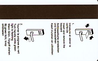 Hotel Keycard Le Meridien Tashkent Uzbekistan Back