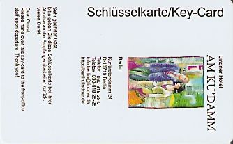 Hotel Keycard Lindner Berlin Germany Front