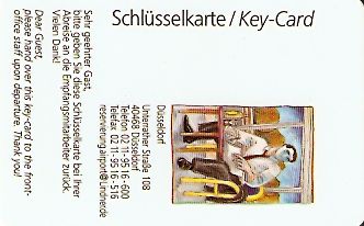 Hotel Keycard Lindner Duesseldorf Germany Front