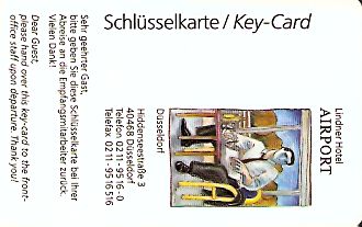 Hotel Keycard Lindner Duesseldorf Germany Front