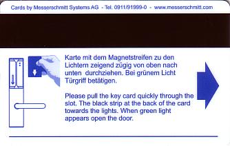 Hotel Keycard Lindner Duesseldorf Germany Back