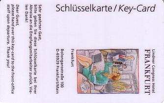 Hotel Keycard Lindner Frankfurt Germany Front