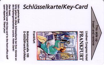 Hotel Keycard Lindner Frankfurt Germany Front