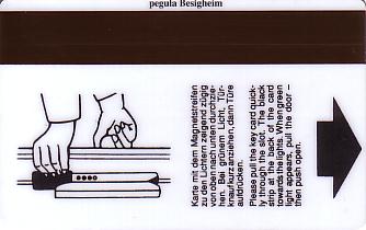 Hotel Keycard Lindner Leipzig Germany Back