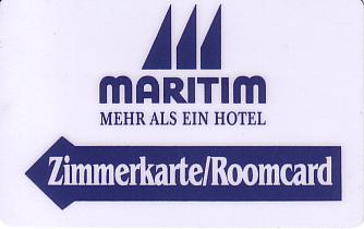 Hotel Keycard Maritim Generic Front