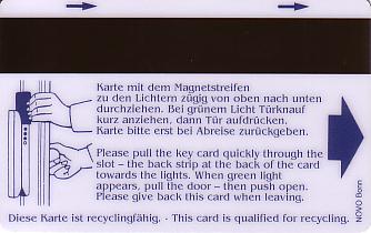 Hotel Keycard Maritim Generic Back